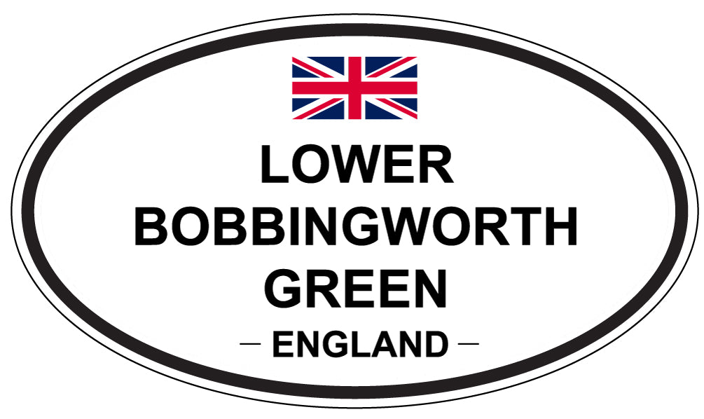 LOWER BOBBINGWORTH GREEN, England - Oval Magnet