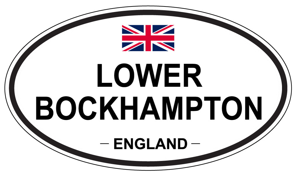 LOWER BOCKHAMPTON, ENGLAND - Oval Sticker