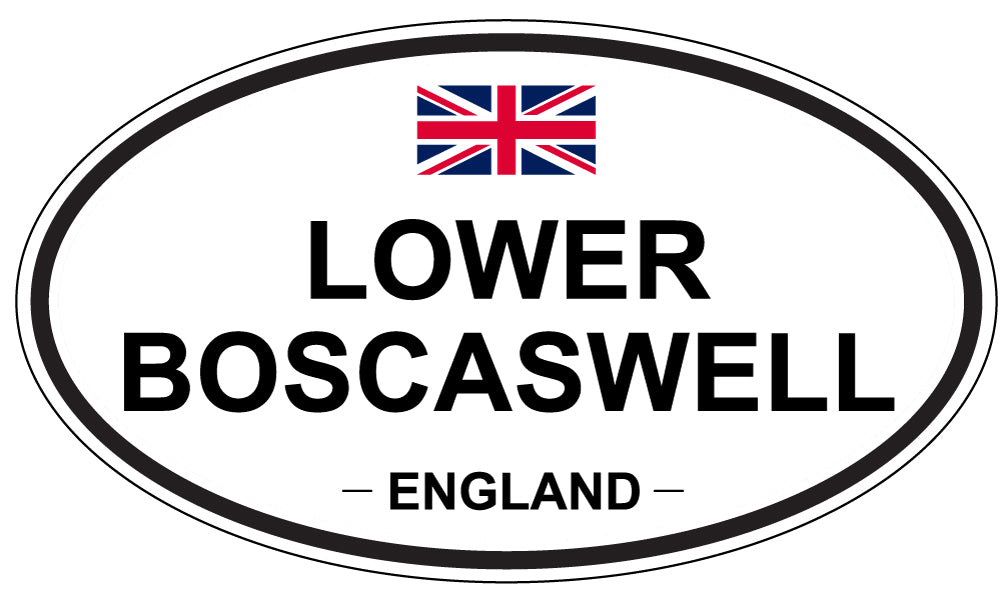 LOWER BOSCASWELL, England - Oval Magnet