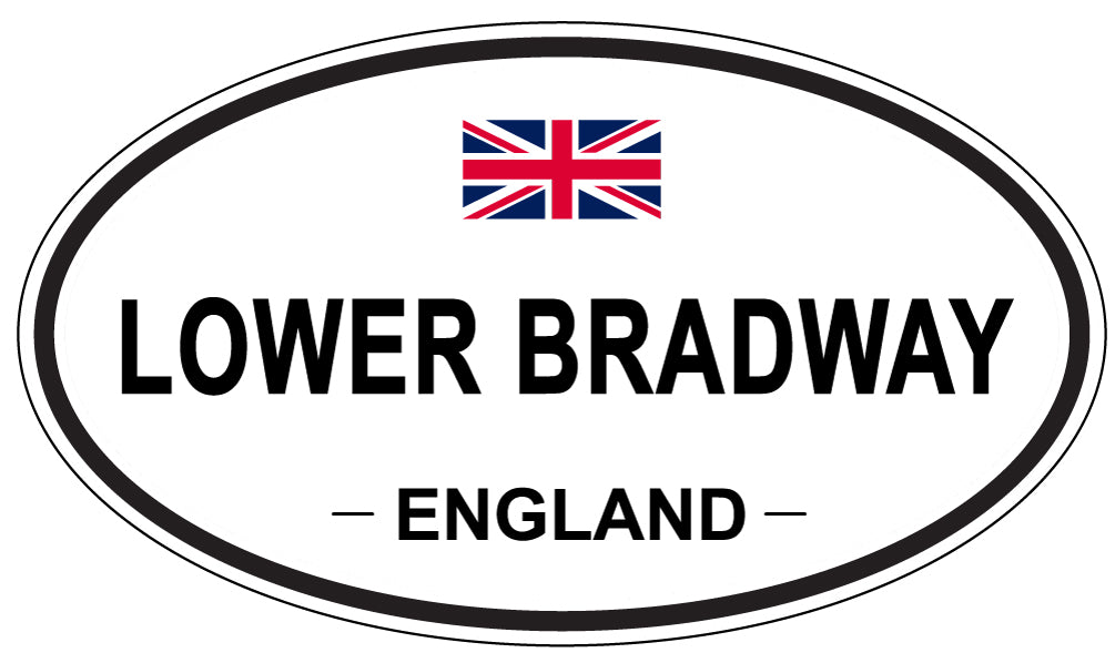 LOWER BRADWAY, England - Oval Magnet