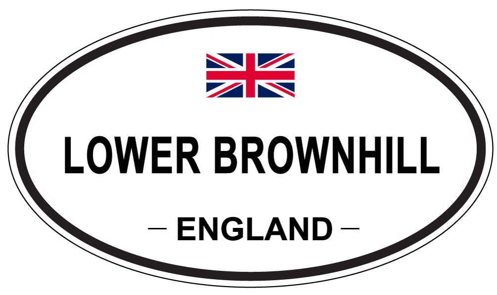 LOWER BROWNHILL, England - Oval Magnet