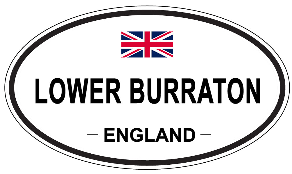 LOWER BURRATON, England - Oval Magnet