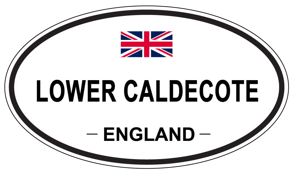 LOWER CALDECOTE, England - Oval Magnet