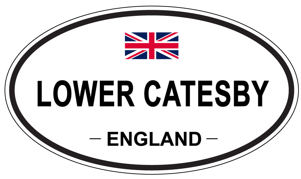 LOWER CATESBY, England - Oval Magnet