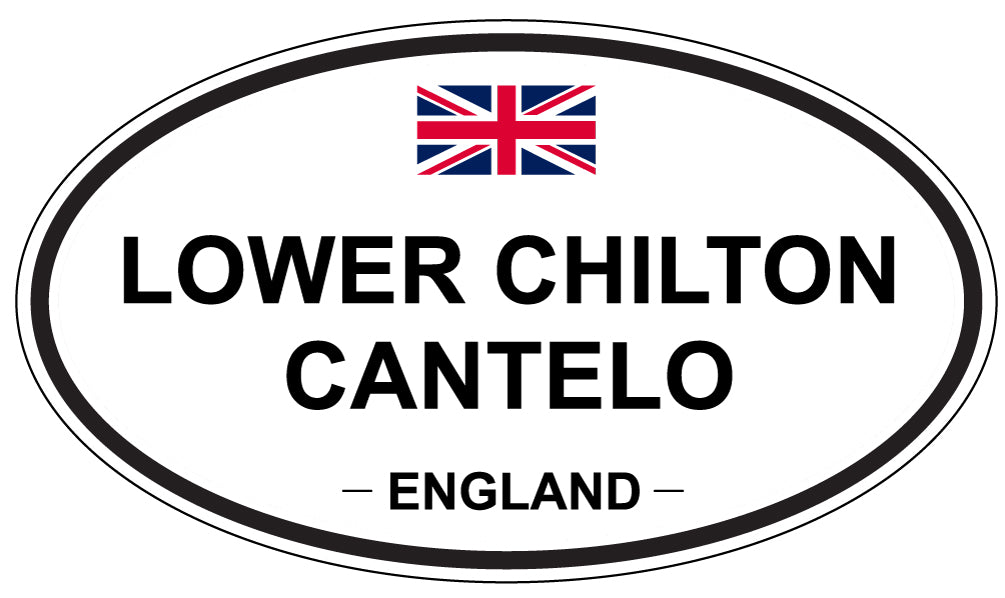 LOWER CHILTON CANTELO, ENGLAND - Oval Sticker