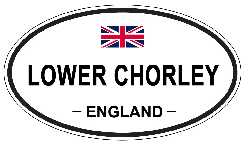 LOWER CHORLEY, ENGLAND - Oval Sticker