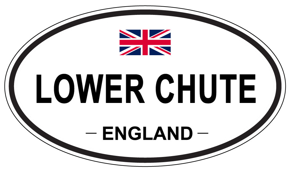 LOWER CHUTE, England - Oval Magnet