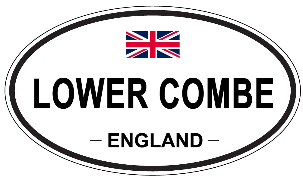 LOWER COMBE, England - Oval Magnet