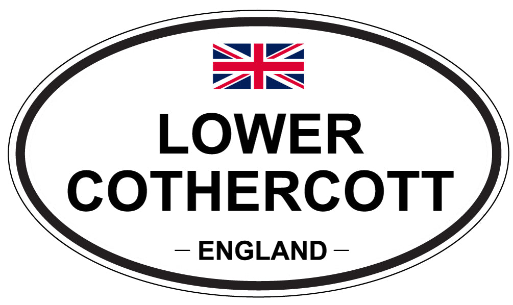 LOWER COTHERCOTT, England - Oval Magnet