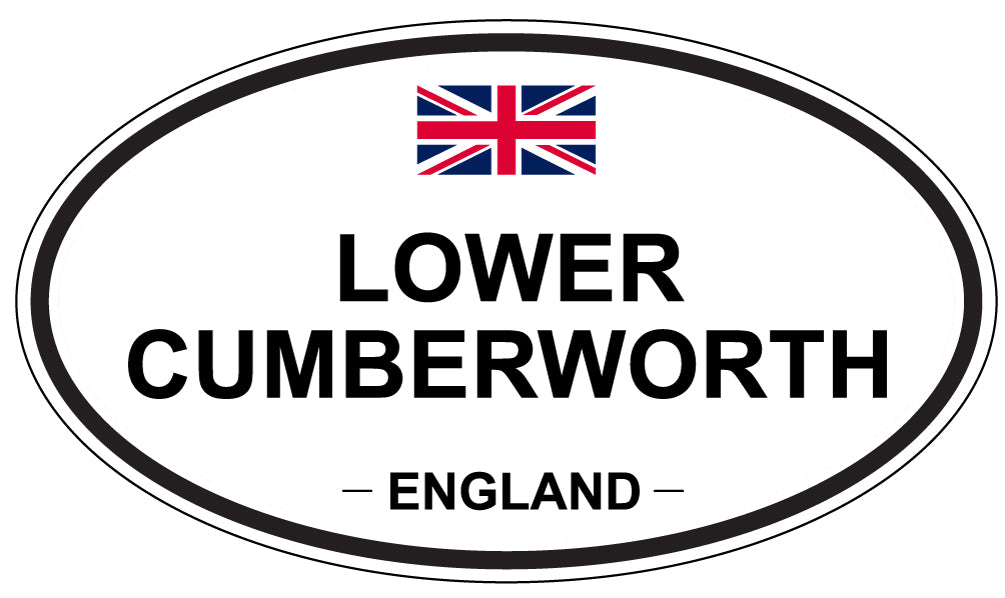 LOWER CUMBERWORTH, England - Oval Magnet