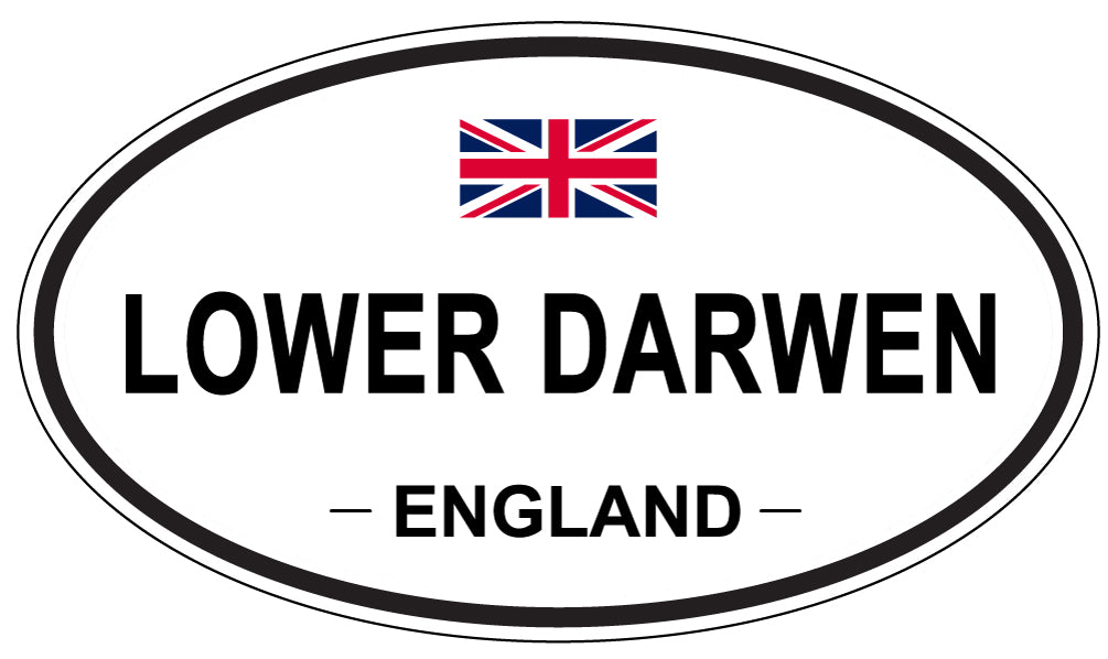 LOWER DARWEN, England - Oval Magnet