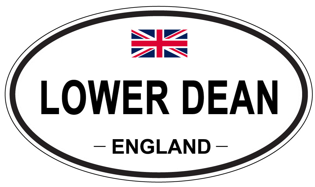LOWER DEAN, England - Oval Magnet