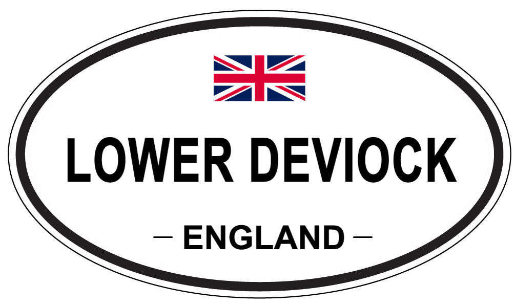 LOWER DEVIOCK, England - Oval Magnet