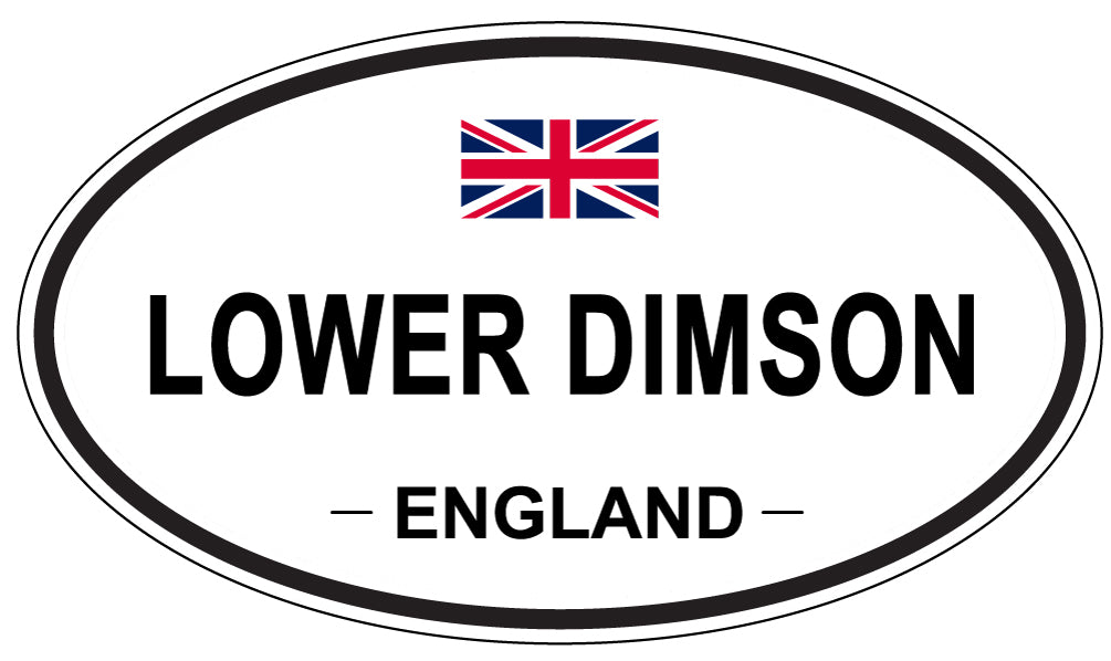 LOWER DIMSON, England - Oval Magnet