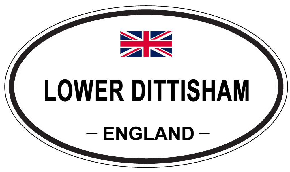 LOWER DITTISHAM, England - Oval Magnet