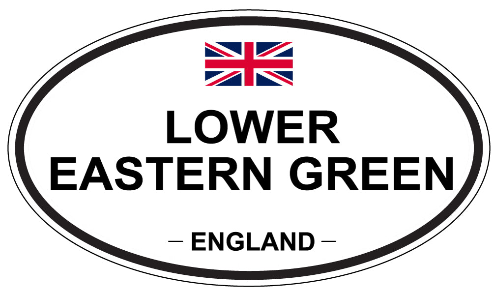 LOWER EASTERN GREEN, England - Oval Magnet