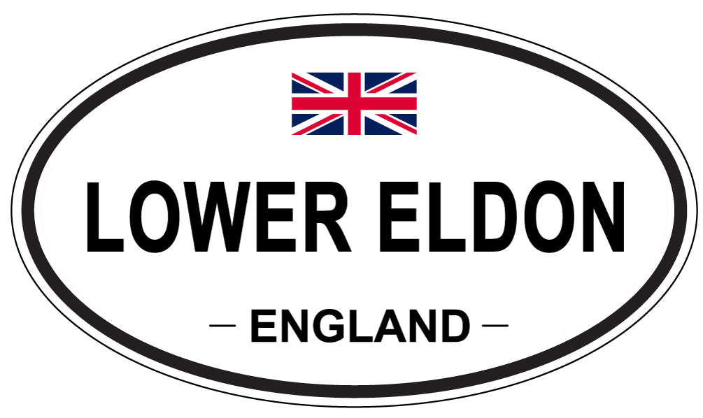 LOWER ELDON, England - Oval Magnet