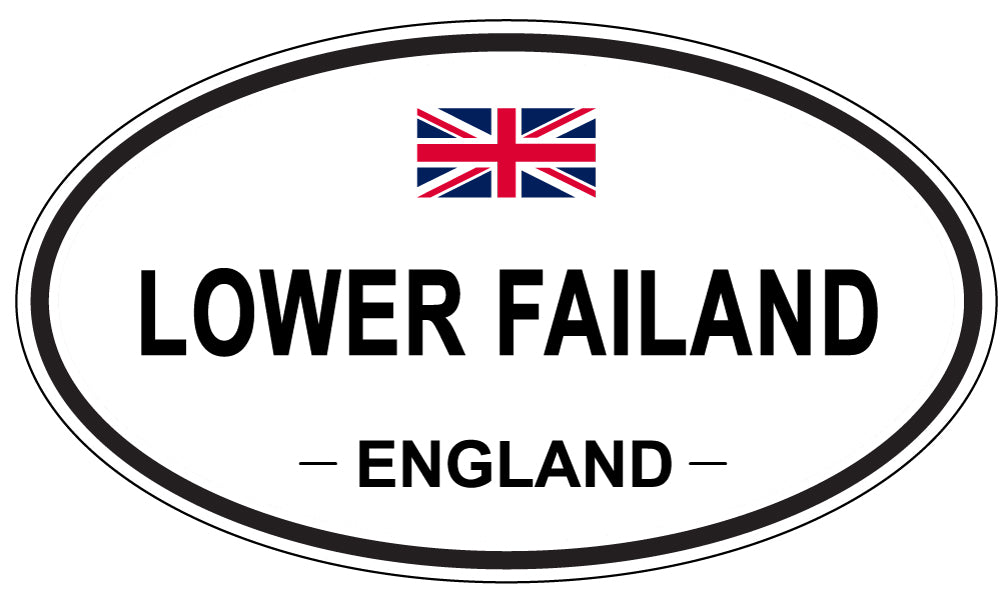 LOWER FAILAND, England - Oval Magnet