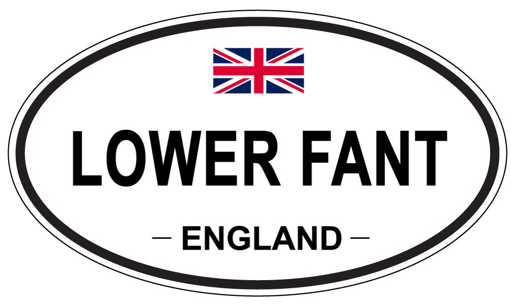 LOWER FANT, England - Oval Magnet