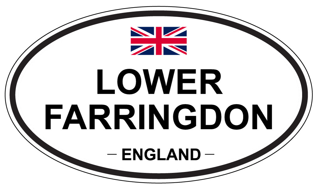 LOWER FARRINGDON, England - Oval Magnet