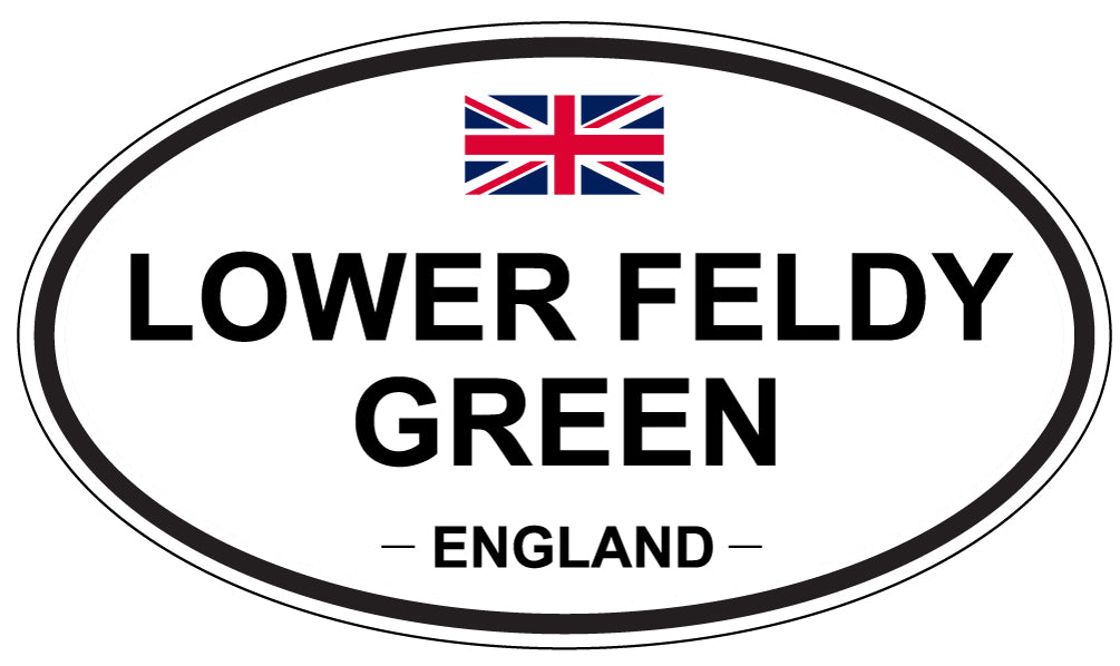 LOWER FELDY GREEN, England - Oval Magnet