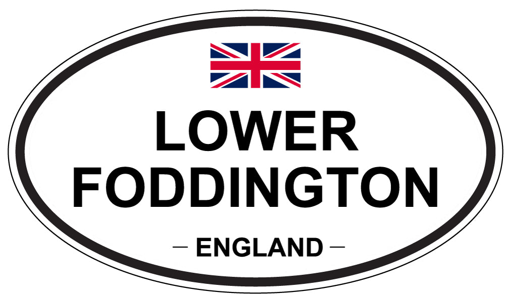 LOWER FODDINGTON, England - Oval Magnet