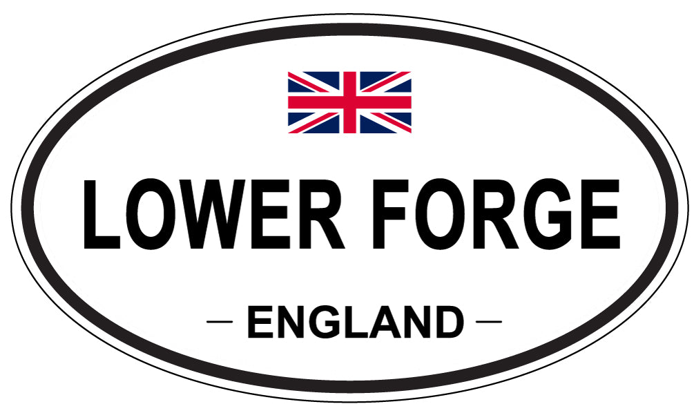 LOWER FORGE, England - Oval Magnet