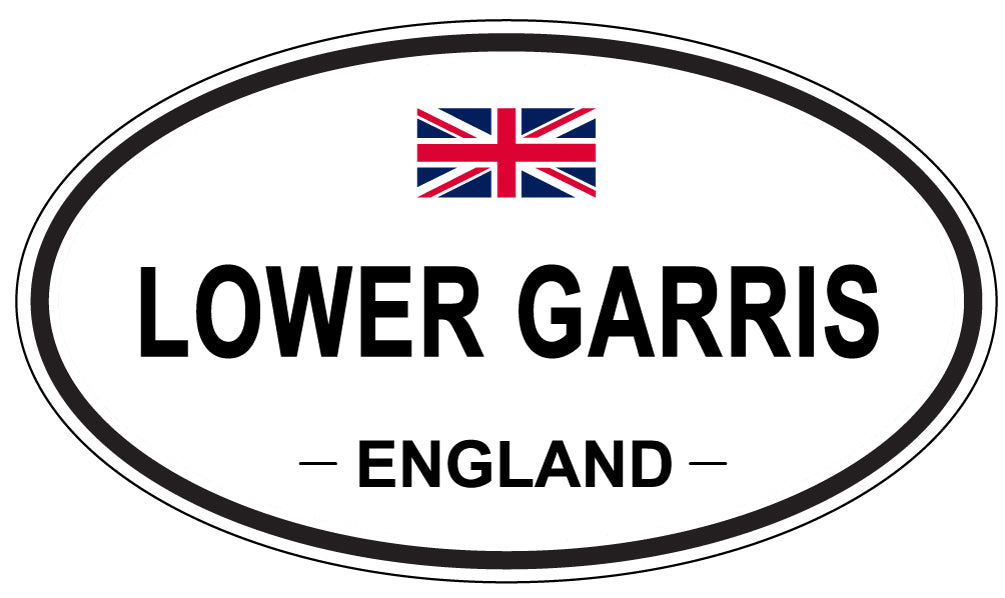 LOWER GARRIS, England - Oval Magnet