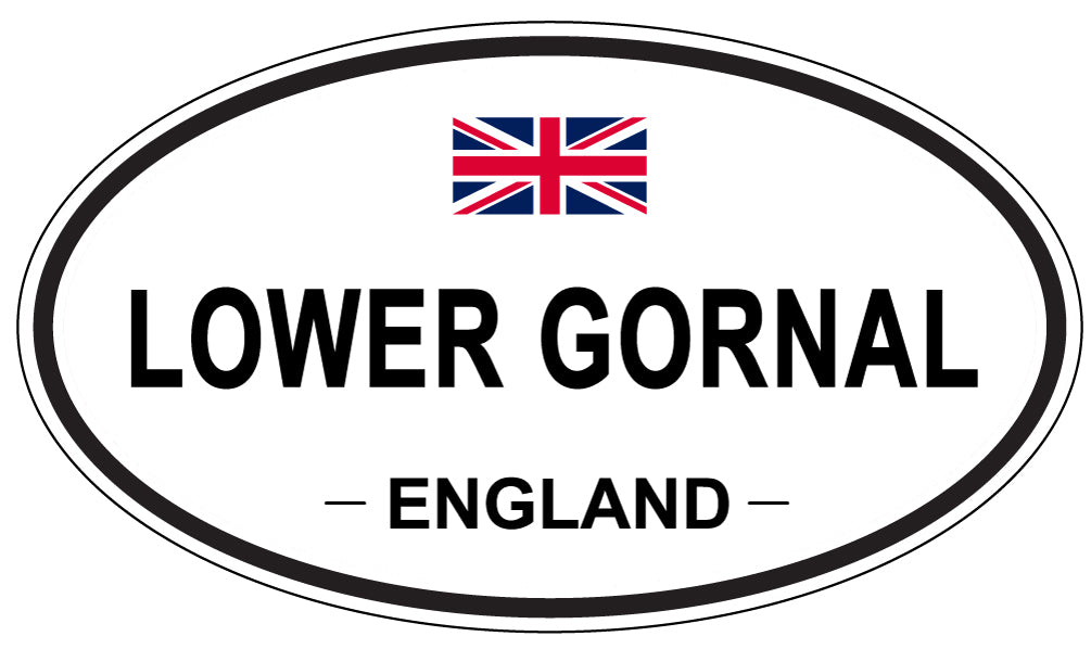 LOWER GORNAL, ENGLAND - Oval Sticker