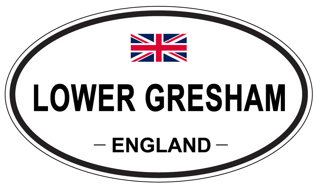 LOWER GRESHAM, England - Oval Magnet