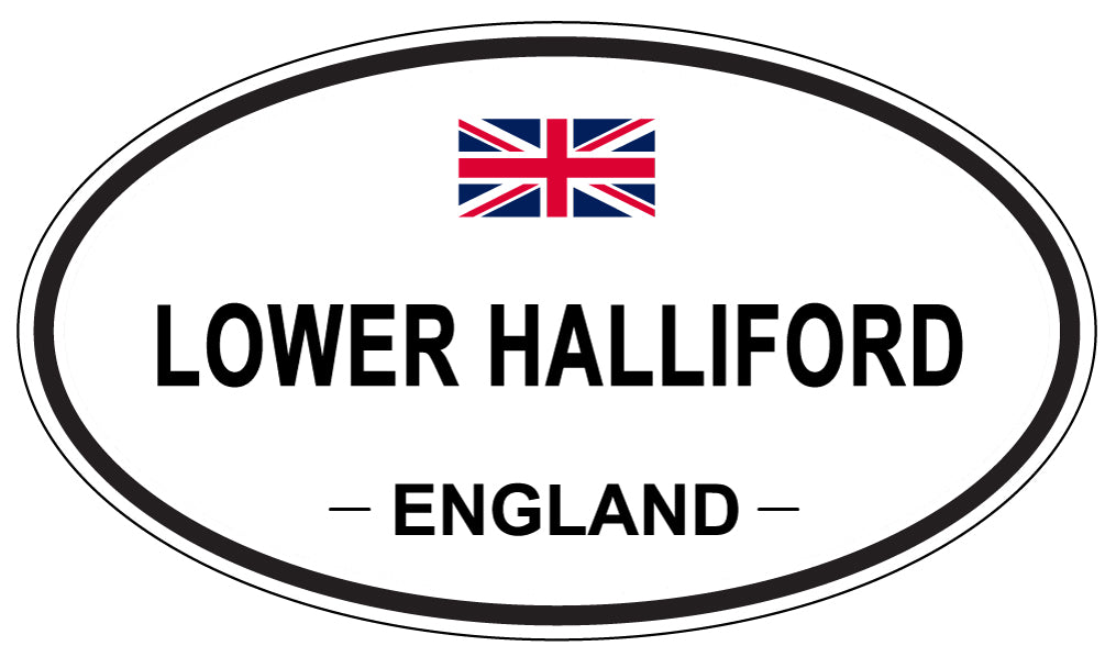 LOWER HALLIFORD, England - Oval Magnet