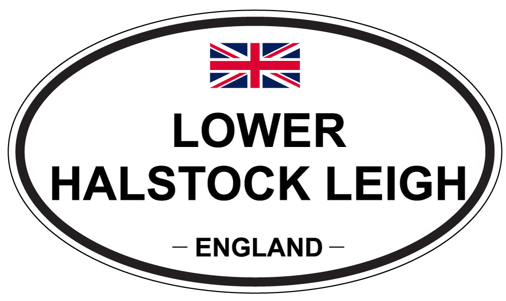 LOWER HALSTOCK LEIGH, England - Oval Magnet