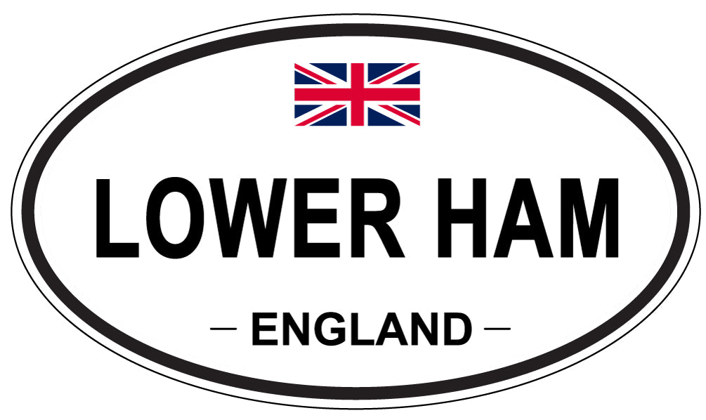LOWER HAM, England - Oval Magnet