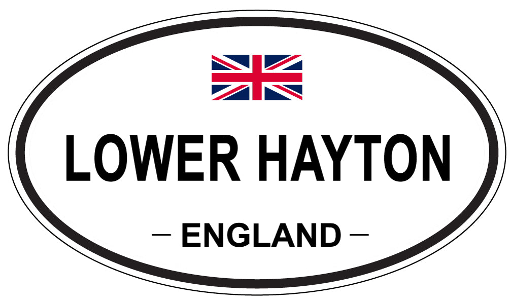 LOWER HAYTON, England - Oval Magnet