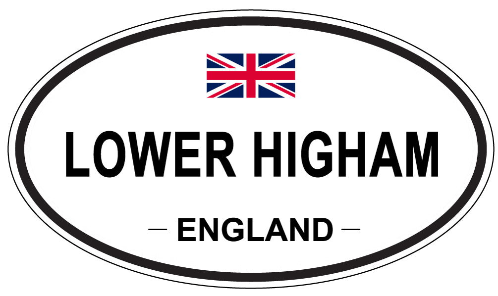 LOWER HIGHAM, England - Oval Magnet