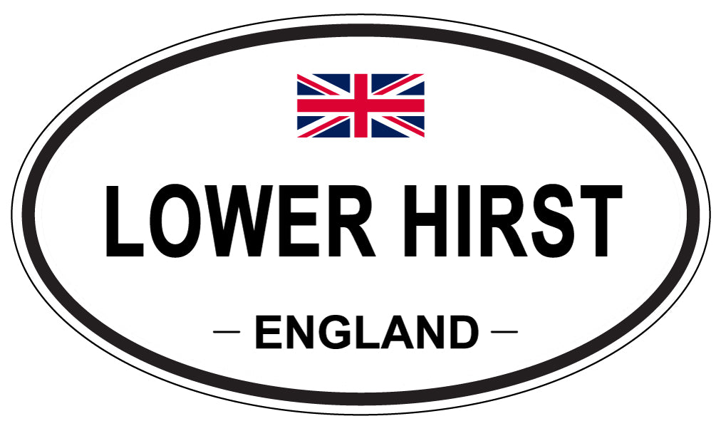 LOWER HIRST, England - Oval Magnet