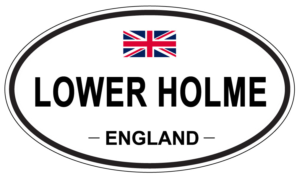 LOWER HOLME, England - Oval Magnet