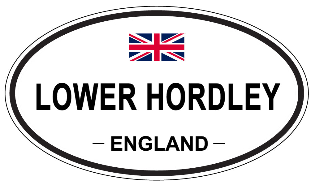 LOWER HORDLEY, England - Oval Magnet
