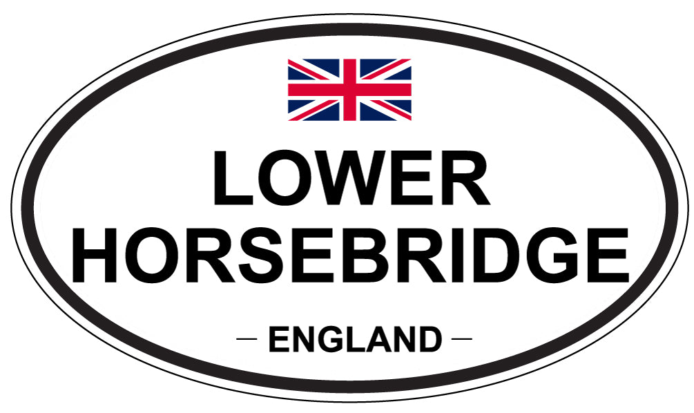 LOWER HORSEBRIDGE, England - Oval Magnet