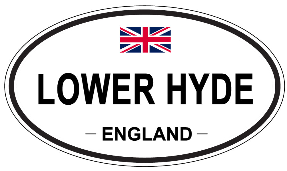 LOWER HYDE, England - Oval Magnet
