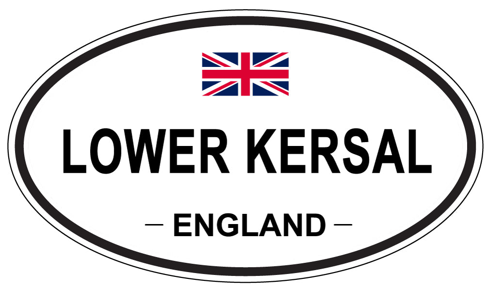 LOWER KERSAL, ENGLAND - Oval Sticker