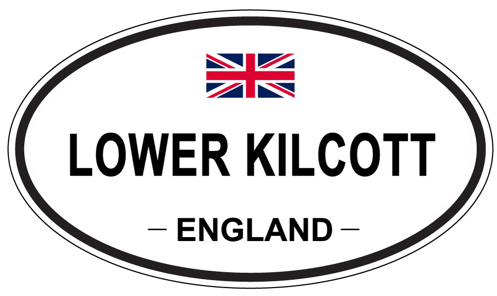 LOWER KILCOTT, ENGLAND - Oval Sticker
