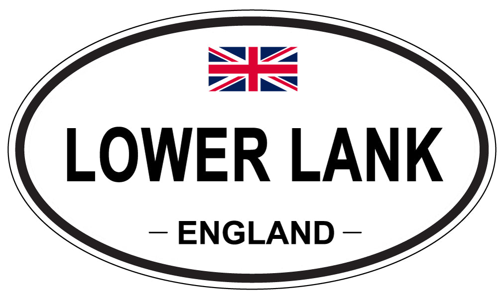LOWER LANK, England - Oval Magnet