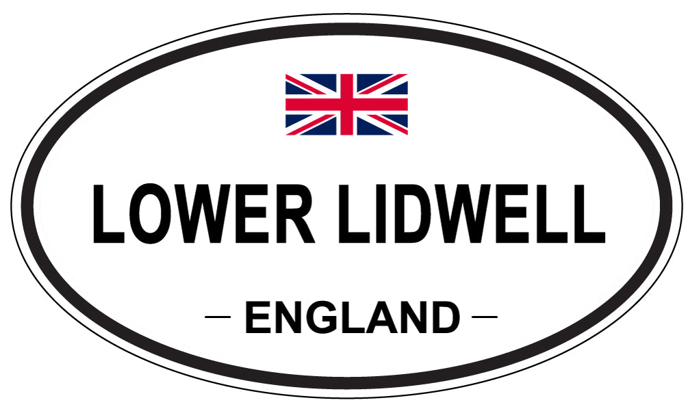 LOWER LIDWELL, England - Oval Magnet