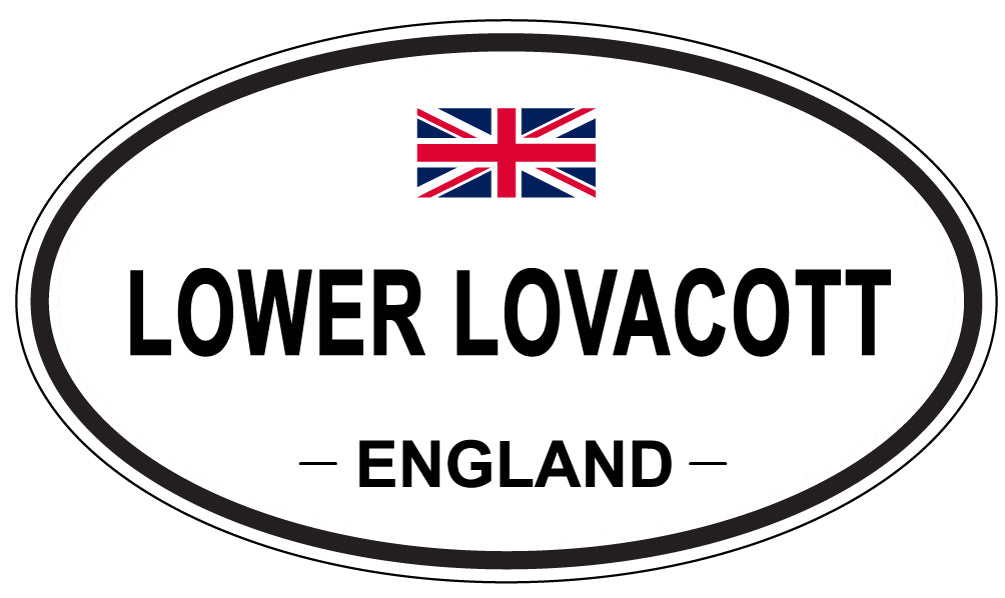 LOWER LOVACOTT, England - Oval Magnet