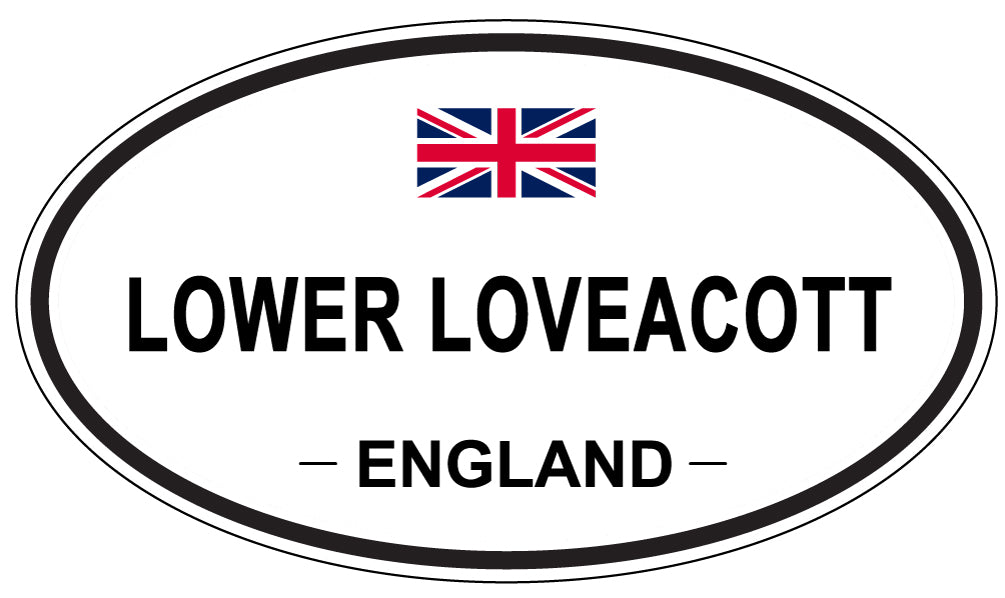 LOWER LOVEACOTT, England - Oval Magnet