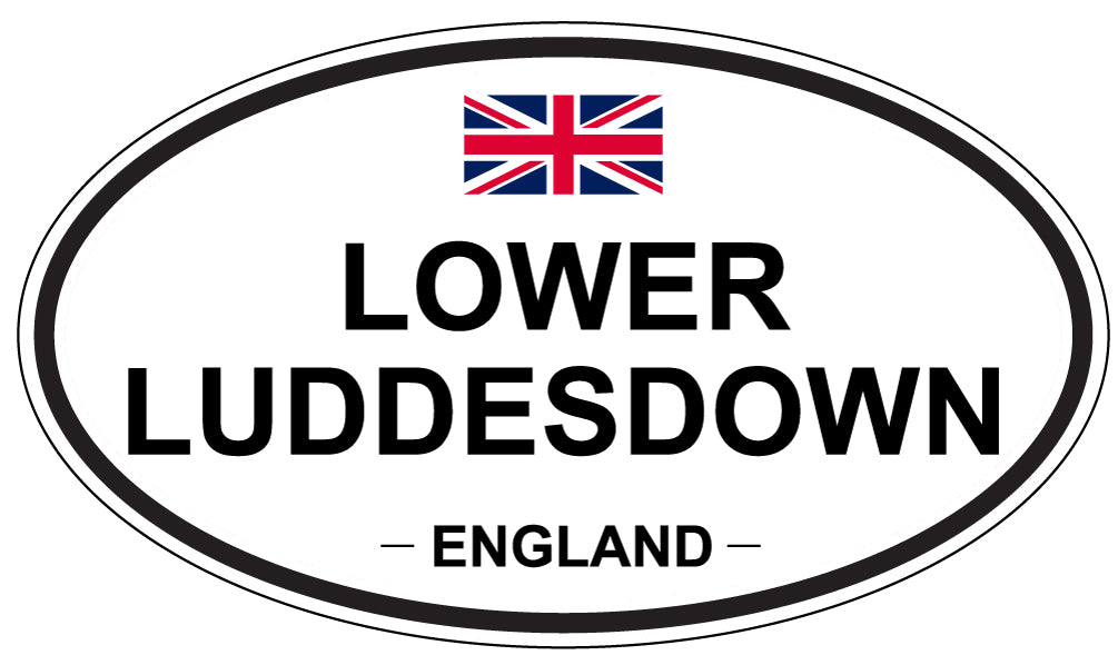 LOWER LUDDESDOWN, England - Oval Magnet