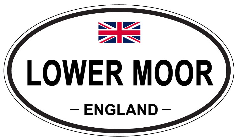 LOWER MOOR, England - Oval Magnet