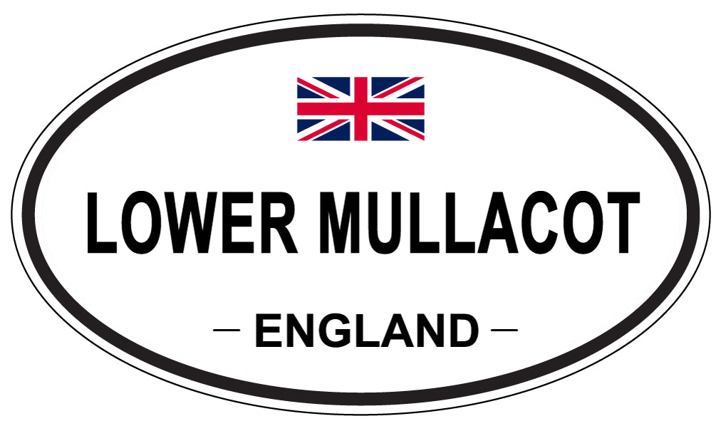 LOWER MULLACOT, ENGLAND - Oval Sticker