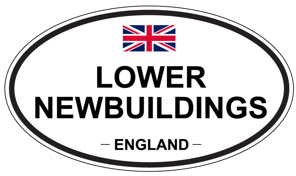 LOWER NEWBUILDINGS, England - Oval Magnet